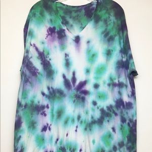 Tie dyed joker theme t-shirt